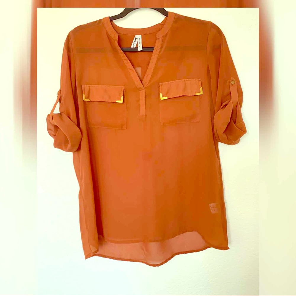 Gold Detailed Blouse